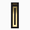 Brass Bookmark Ruler in its packaging on a white background.
