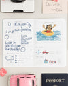 Kids Trip Passport on a themed background.