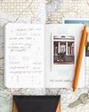 Road trip Passport on a themed background.