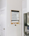 Block Monthly Calendar on a white background.