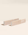 The Open Spaces Drawer Dividers on a cream background.