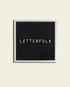 Letterfolk Magnet Poet on a cream background.