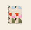 The Poketo Daily Weekly Monthly Planner in Large Arches on a cream background.