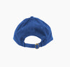 The back of the Thinking Cap in Cobalt on a white background